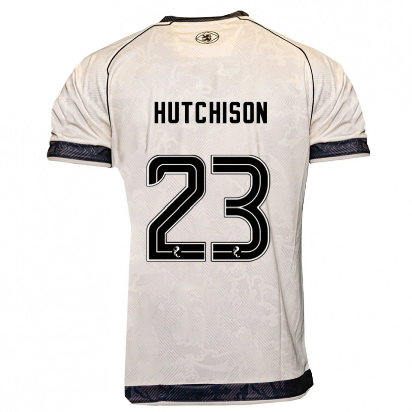 Danxen Women Daisy Hutchison #23 White Black Away Jersey 2025/26 T-Shirt