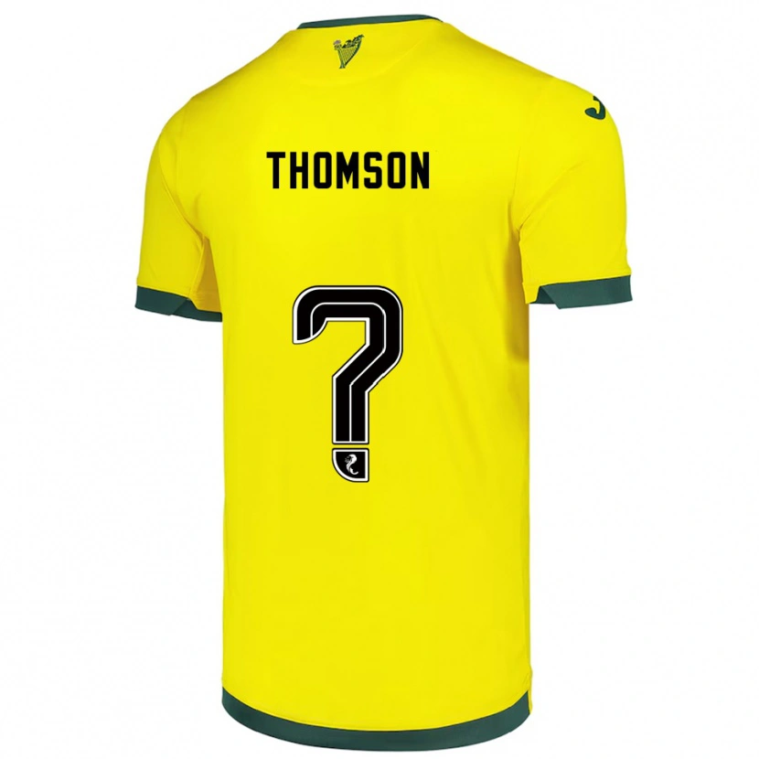Danxen Women Jackson Thomson #0 Yellow Green Away Jersey 2025/26 T-Shirt