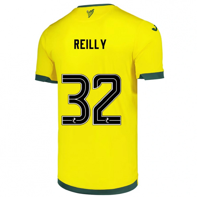 Danxen Women Kirsten Reilly #32 Yellow Green Away Jersey 2025/26 T-Shirt