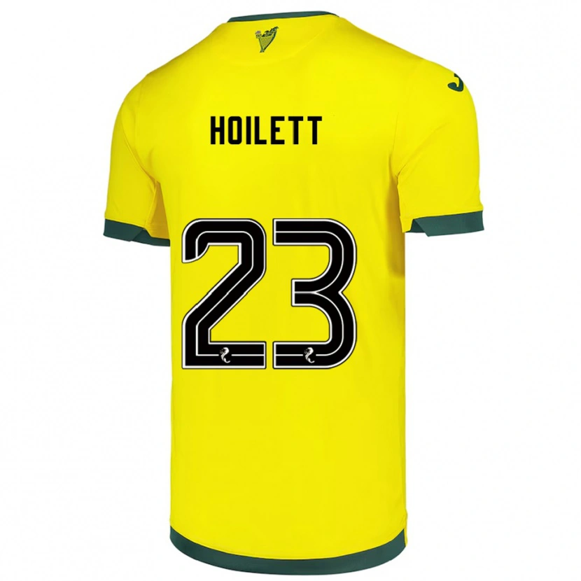 Danxen Women Junior Hoilett #23 Yellow Green Away Jersey 2025/26 T-Shirt