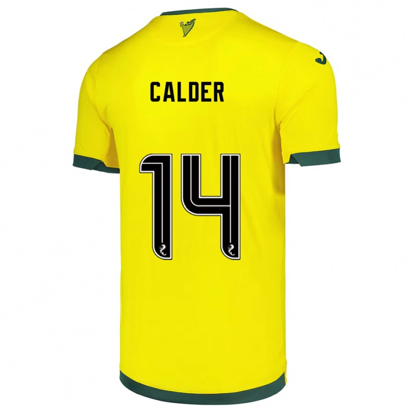 Danxen Women Owen Calder #14 Yellow Green Away Jersey 2025/26 T-Shirt