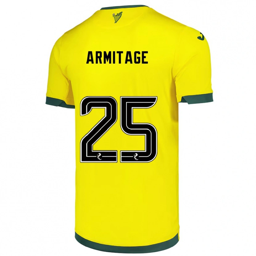 Danxen Women Rowena Armitage #25 Yellow Green Away Jersey 2025/26 T-Shirt