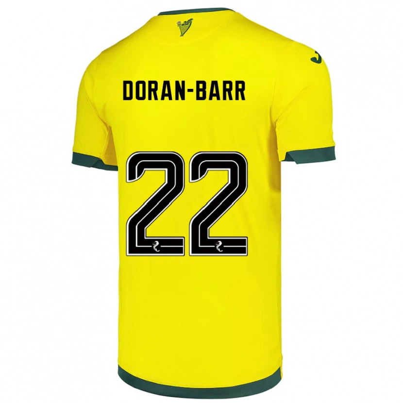 Danxen Women Lauren Doran-Barr #22 Yellow Green Away Jersey 2025/26 T-Shirt