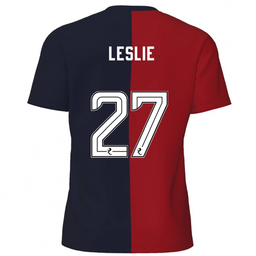 Danxen Women Kian Leslie #27 Red Navy Away Jersey 2025/26 T-Shirt