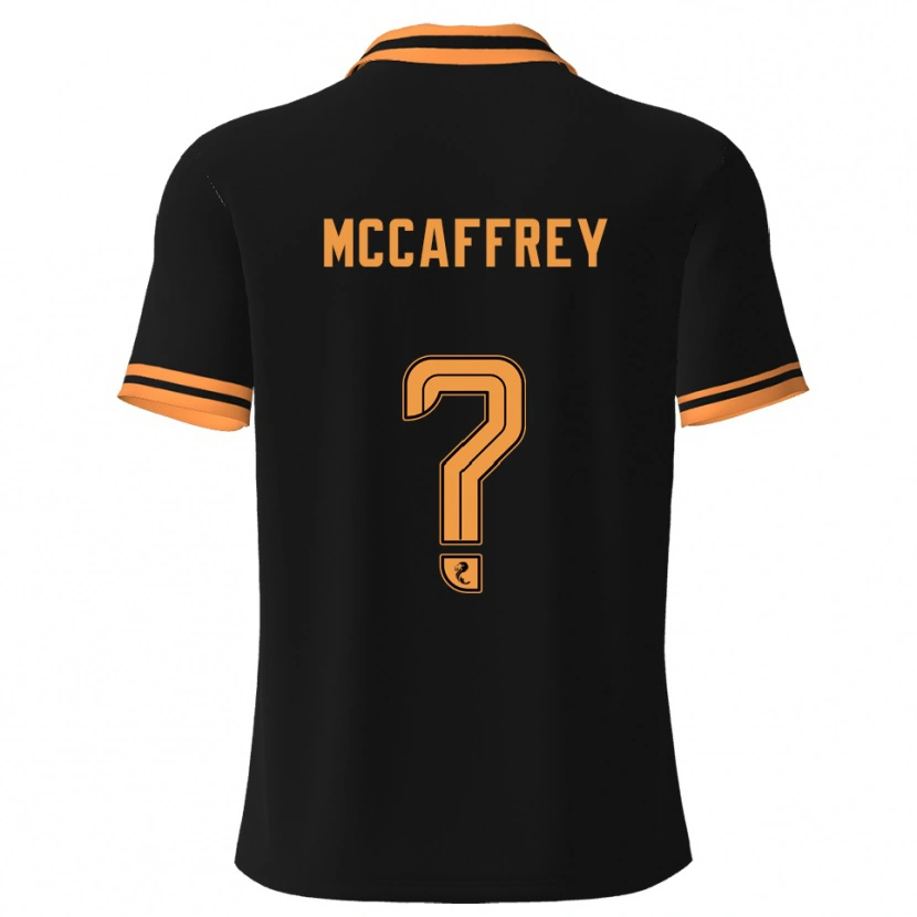 Danxen Women Matthew Mccaffrey #0 Black Yellow Away Jersey 2025/26 T-Shirt