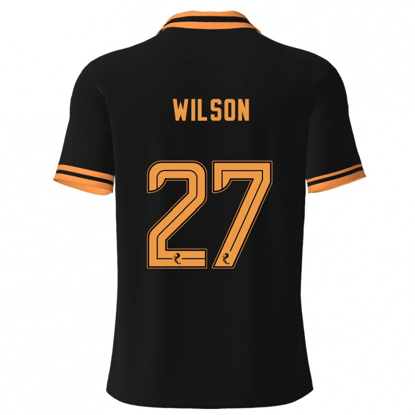 Danxen Women Danny Wilson #27 Black Yellow Away Jersey 2025/26 T-Shirt