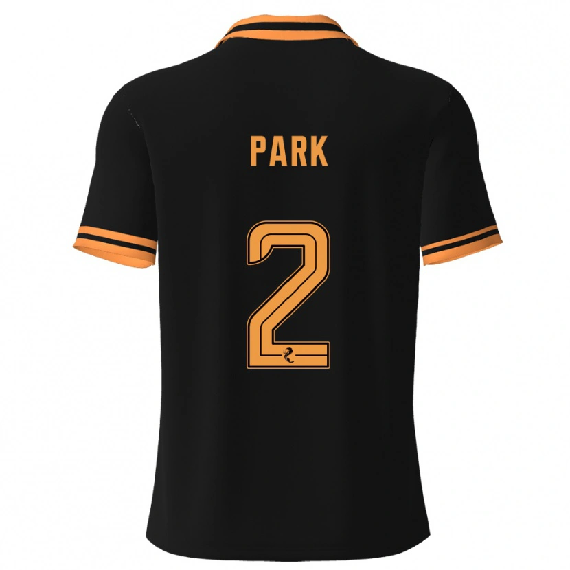 Danxen Women Lily Park #2 Black Yellow Away Jersey 2025/26 T-Shirt
