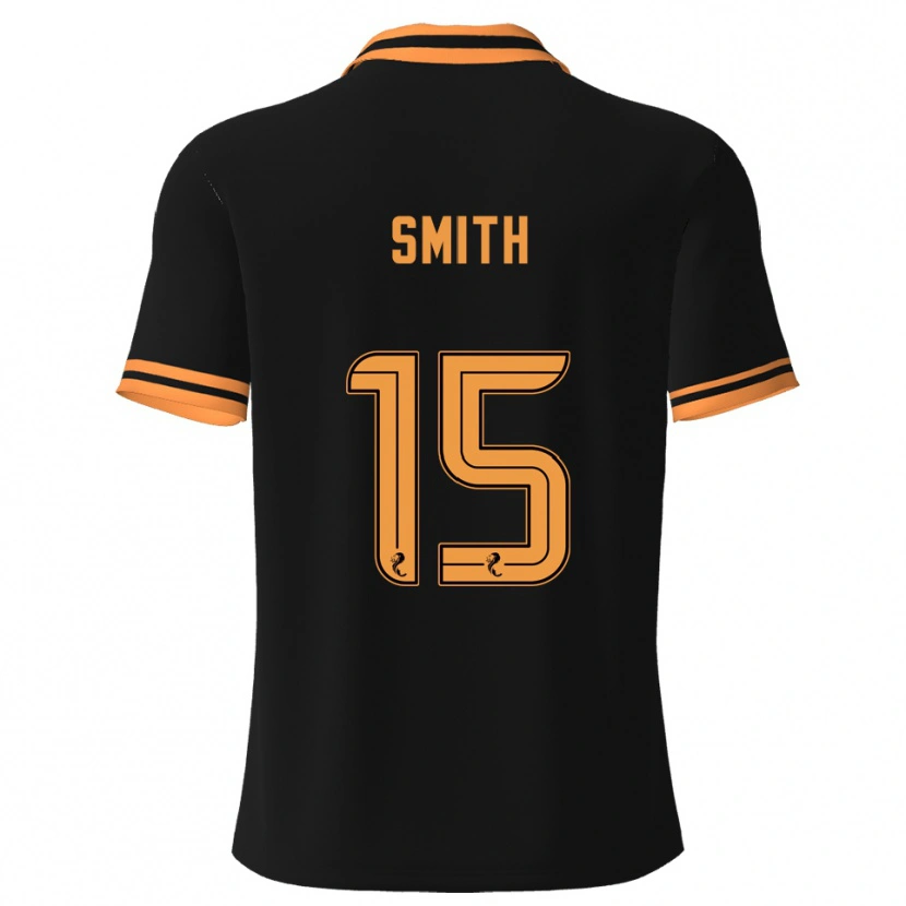 Danxen Women Lewis Smith #15 Black Yellow Away Jersey 2025/26 T-Shirt