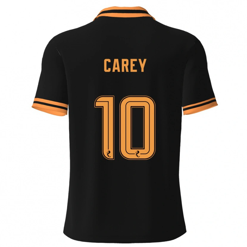 Danxen Women Graham Carey #10 Black Yellow Away Jersey 2025/26 T-Shirt