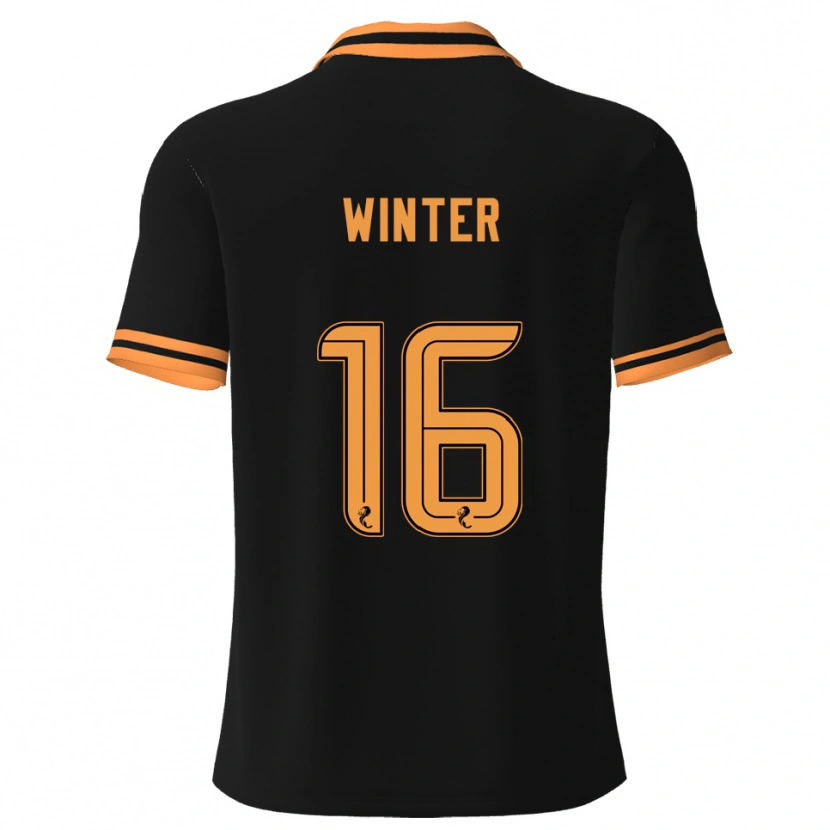 Danxen Women Andy Winter #16 Black Yellow Away Jersey 2025/26 T-Shirt