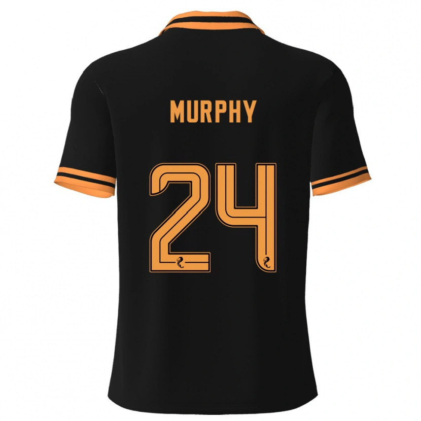 Danxen Women Jessica Murphy #24 Black Yellow Away Jersey 2025/26 T-Shirt