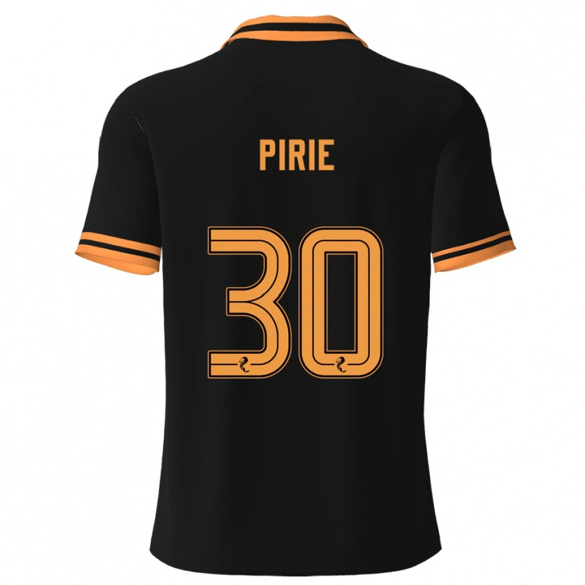 Danxen Women Rachel Pirie #30 Black Yellow Away Jersey 2025/26 T-Shirt