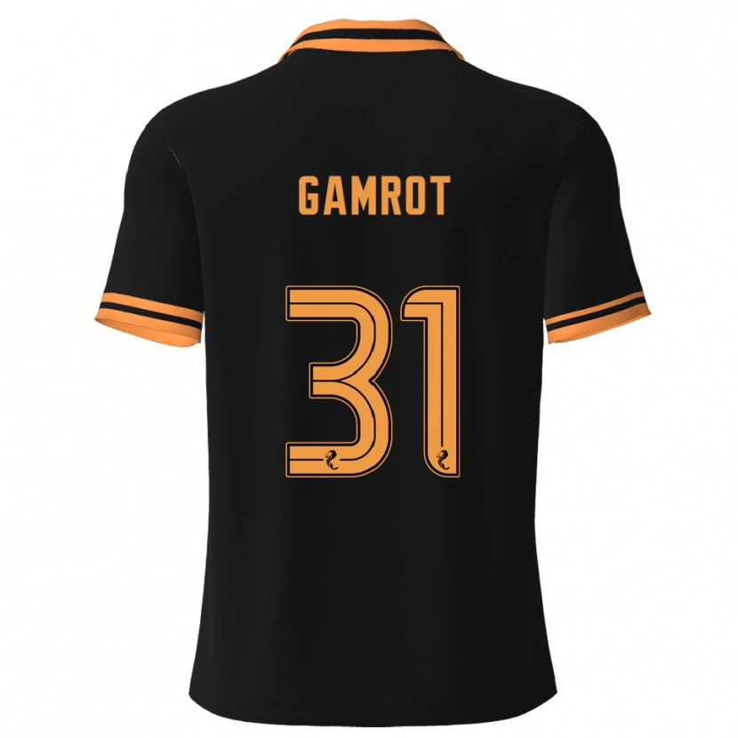 Danxen Women Schenai Gamrot #31 Black Yellow Away Jersey 2025/26 T-Shirt