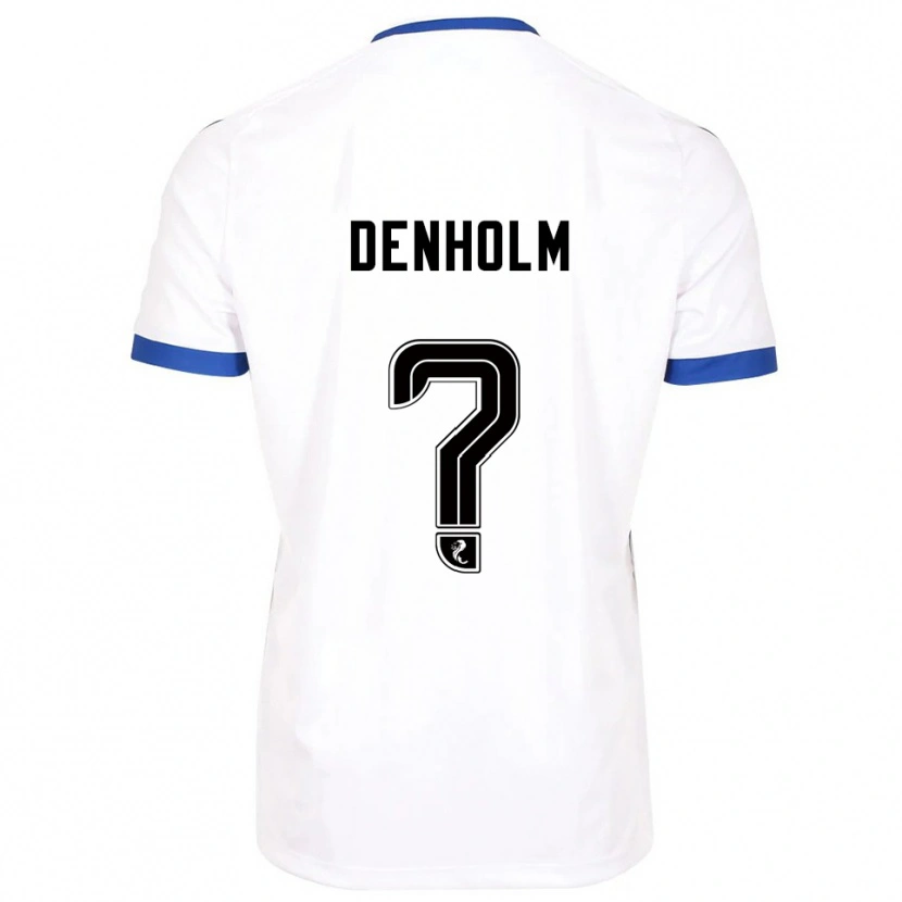 Danxen Women Ben Denholm #0 White Blue Away Jersey 2025/26 T-Shirt