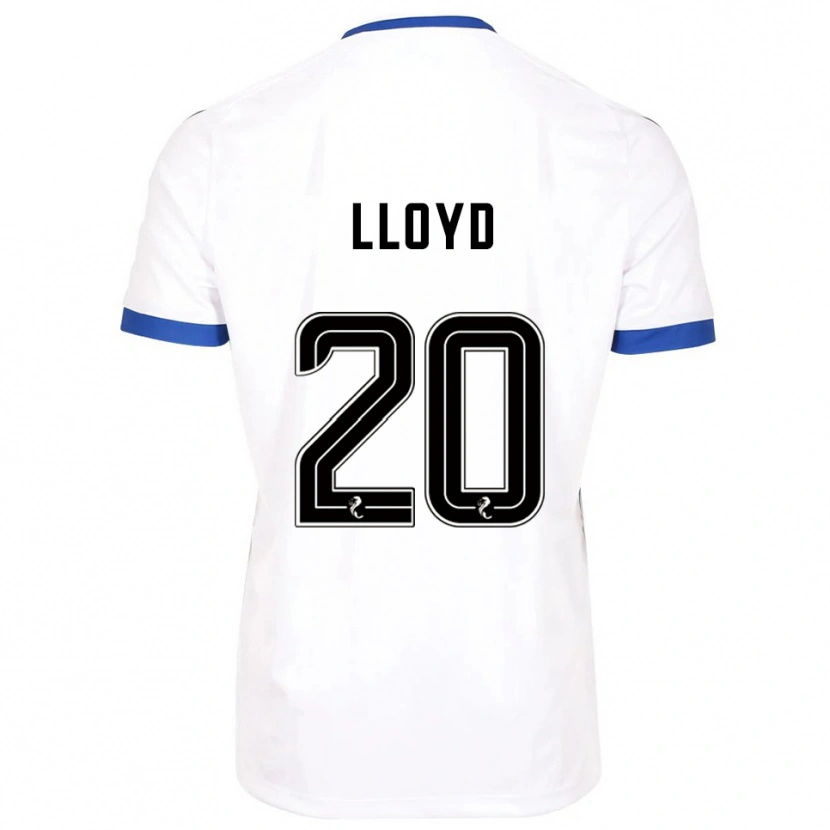 Danxen Women Louis Lloyd #20 White Blue Away Jersey 2025/26 T-Shirt