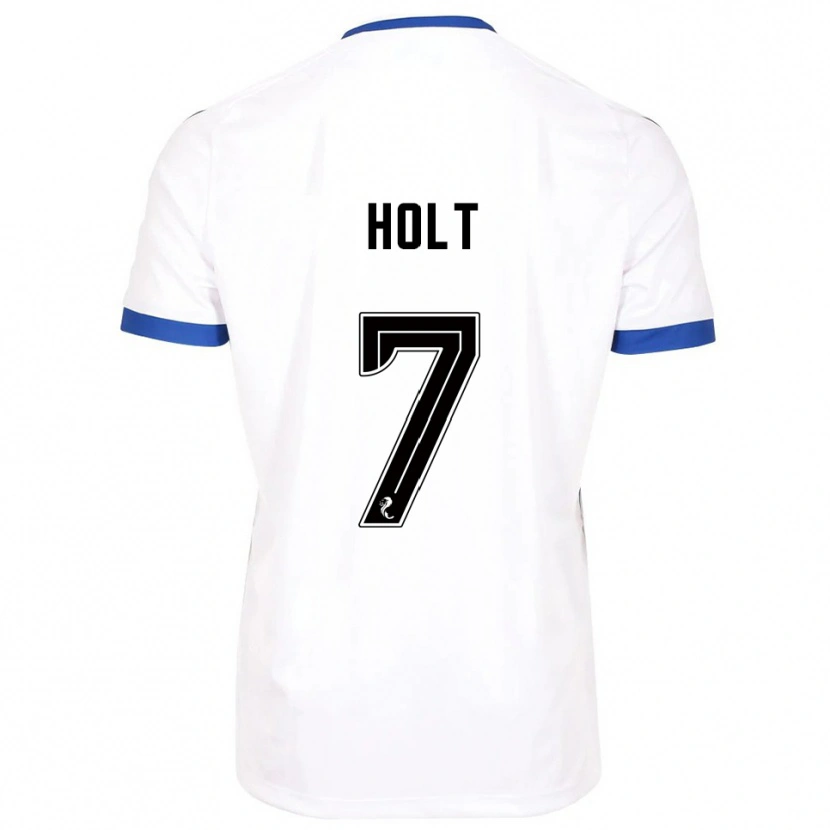 Danxen Women Jason Holt #7 White Blue Away Jersey 2025/26 T-Shirt