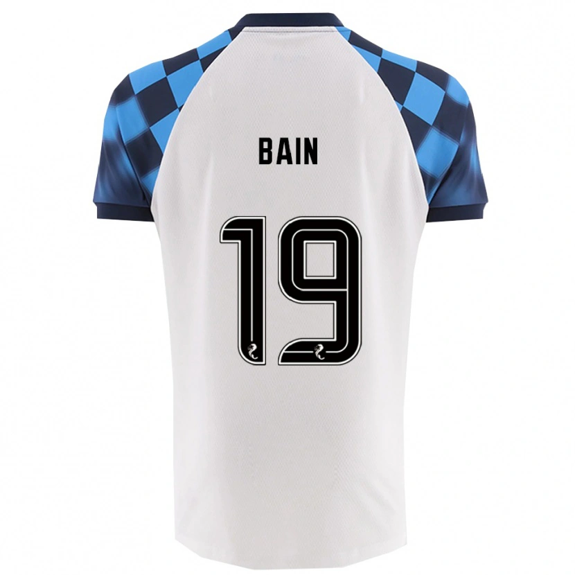 Danxen Women Scott Bain #19 White Sky Blue Away Jersey 2025/26 T-Shirt