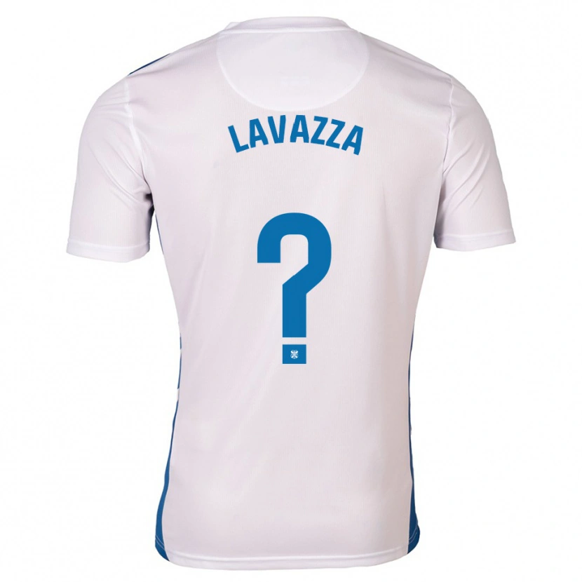 Danxen Kid Sebastián Lavazza #0 White Blue Home Jersey 2025/26 T-Shirt