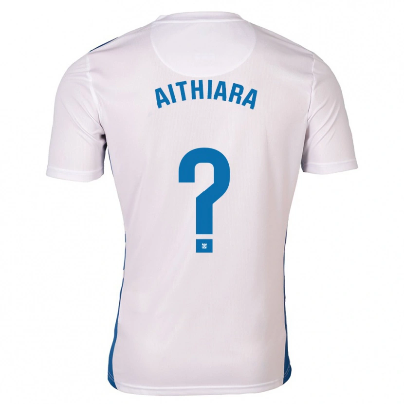 Danxen Kid Aithiara Carballo Cabrera #0 White Blue Home Jersey 2025/26 T-Shirt