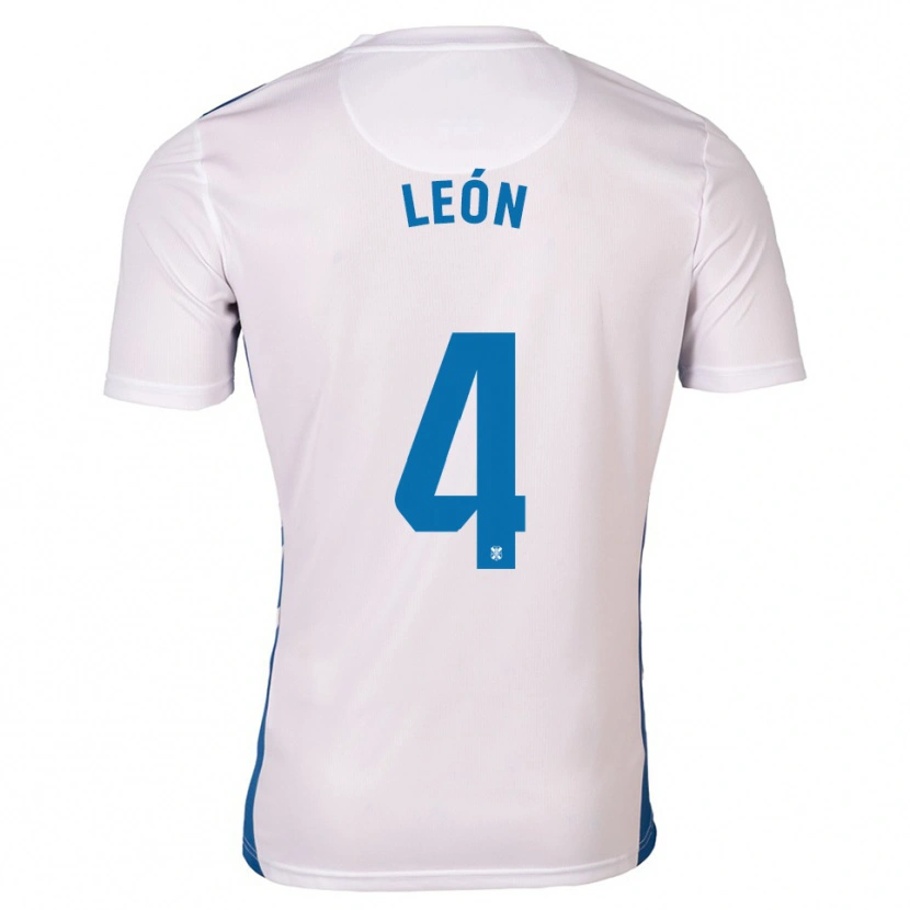 Danxen Kid José León #4 White Blue Home Jersey 2025/26 T-Shirt