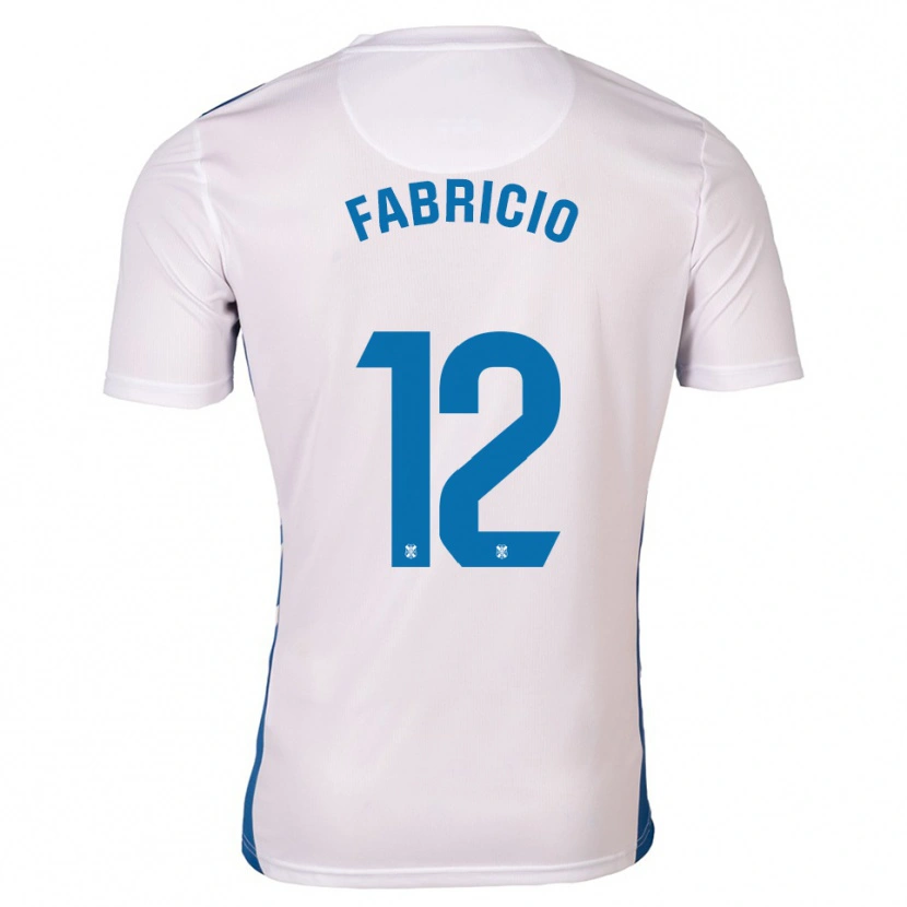 Danxen Kid Fabricio #12 White Blue Home Jersey 2025/26 T-Shirt