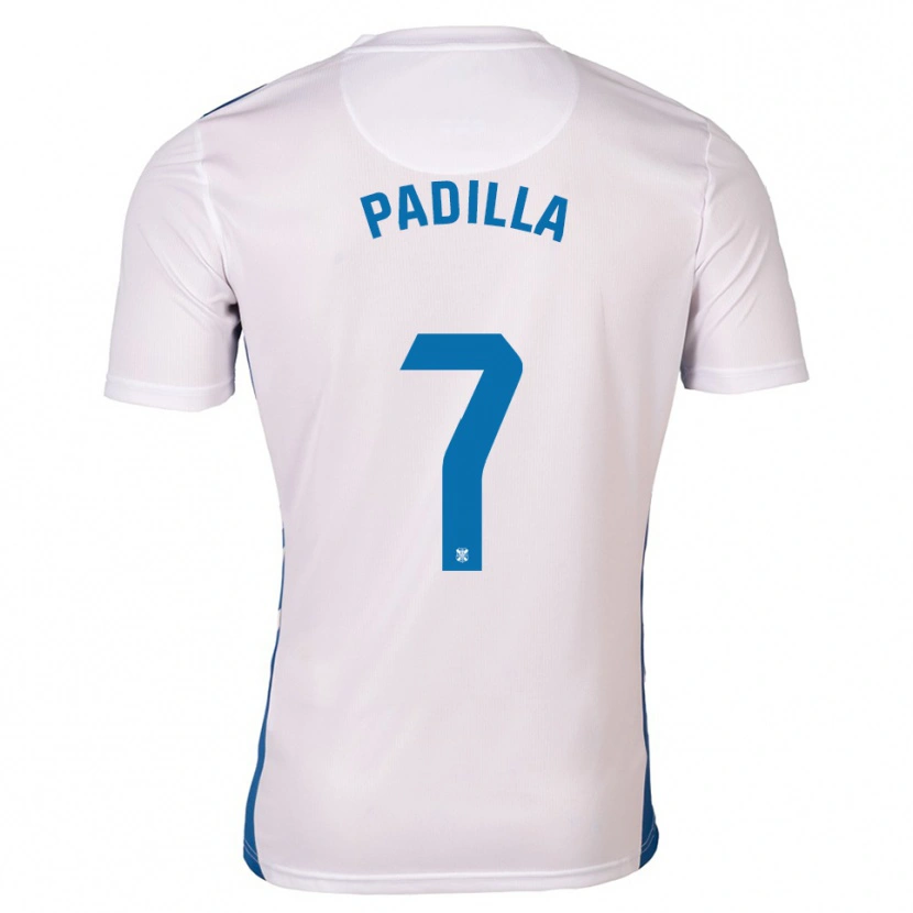 Danxen Kid Jorge Padilla #7 White Blue Home Jersey 2025/26 T-Shirt