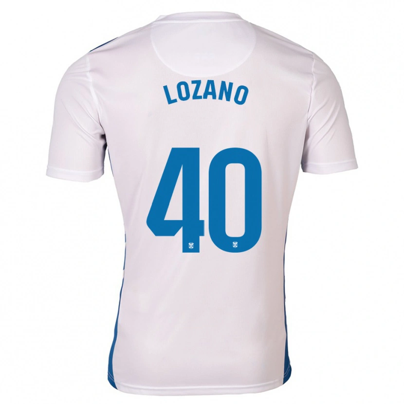 Danxen Kid Gabriel Lozano #40 White Blue Home Jersey 2025/26 T-Shirt