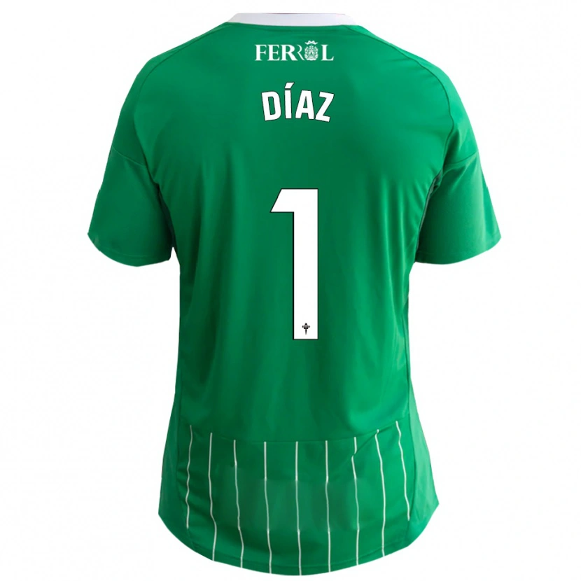Danxen Kid Lucas Díaz #1 Green White Home Jersey 2025/26 T-Shirt