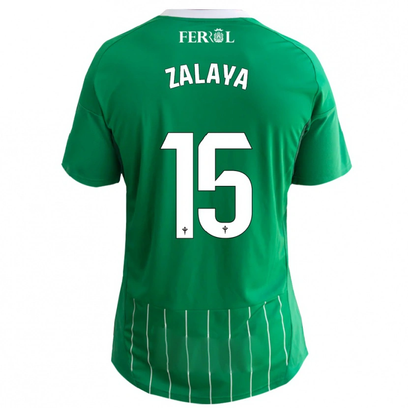 Danxen Kid Álex Zalaya #15 Green White Home Jersey 2025/26 T-Shirt