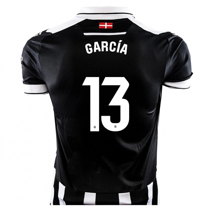 Danxen Kid Lucho García #13 Black White Home Jersey 2025/26 T-Shirt