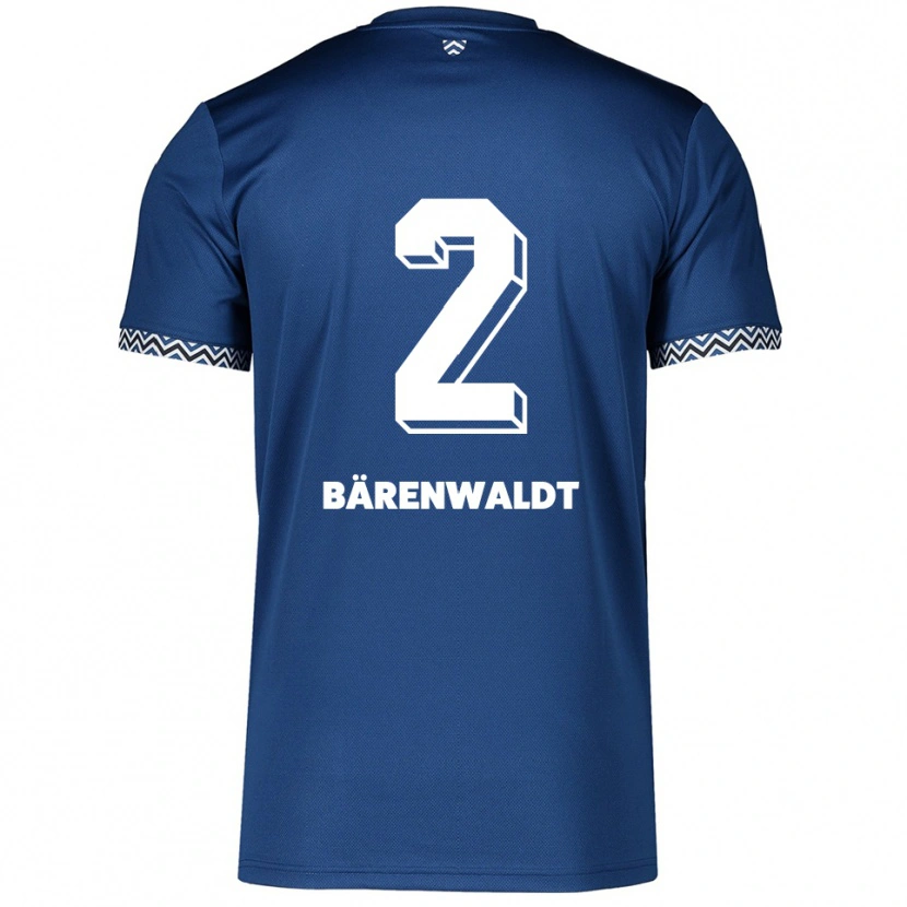 Danxen Kid Tim Bärenwaldt #2 Navy White Home Jersey 2025/26 T-Shirt