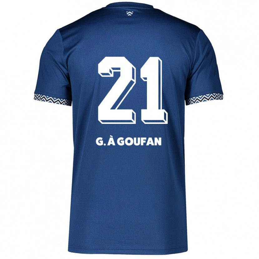 Danxen Kid Marc Gouiffe À Goufan #21 Navy White Home Jersey 2025/26 T-Shirt