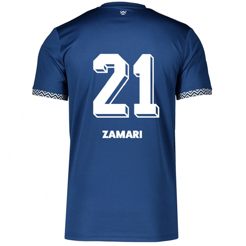 Danxen Kid Fadil Zamari #21 Navy White Home Jersey 2025/26 T-Shirt