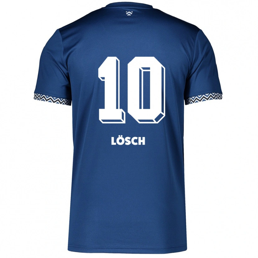 Danxen Kid Lisa Lösch #10 Navy White Home Jersey 2025/26 T-Shirt