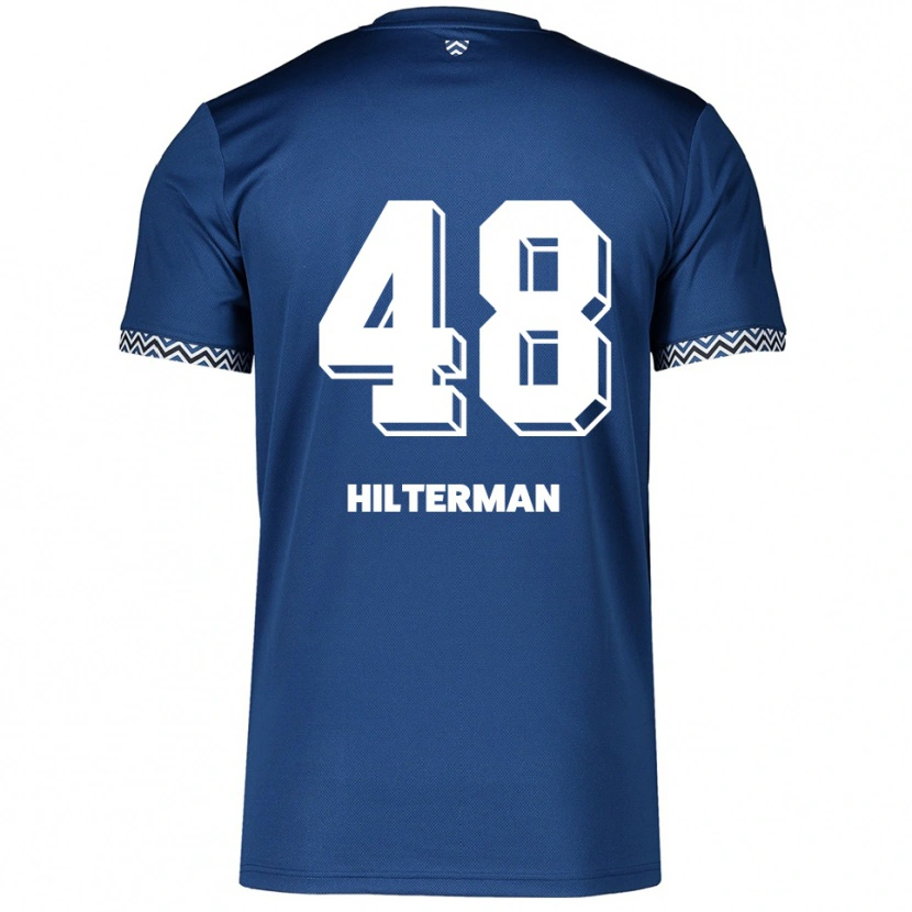 Danxen Kid Jeredy Hilterman #48 Navy White Home Jersey 2025/26 T-Shirt