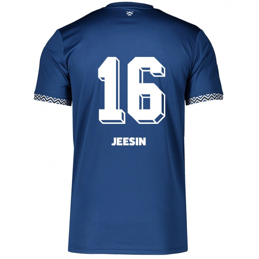 Danxen Kid Jenath Jeesin #16 Navy White Home Jersey 2025/26 T-Shirt