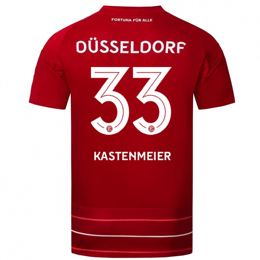 Danxen Kid Florian Kastenmeier #33 Red White Home Jersey 2025/26 T-Shirt