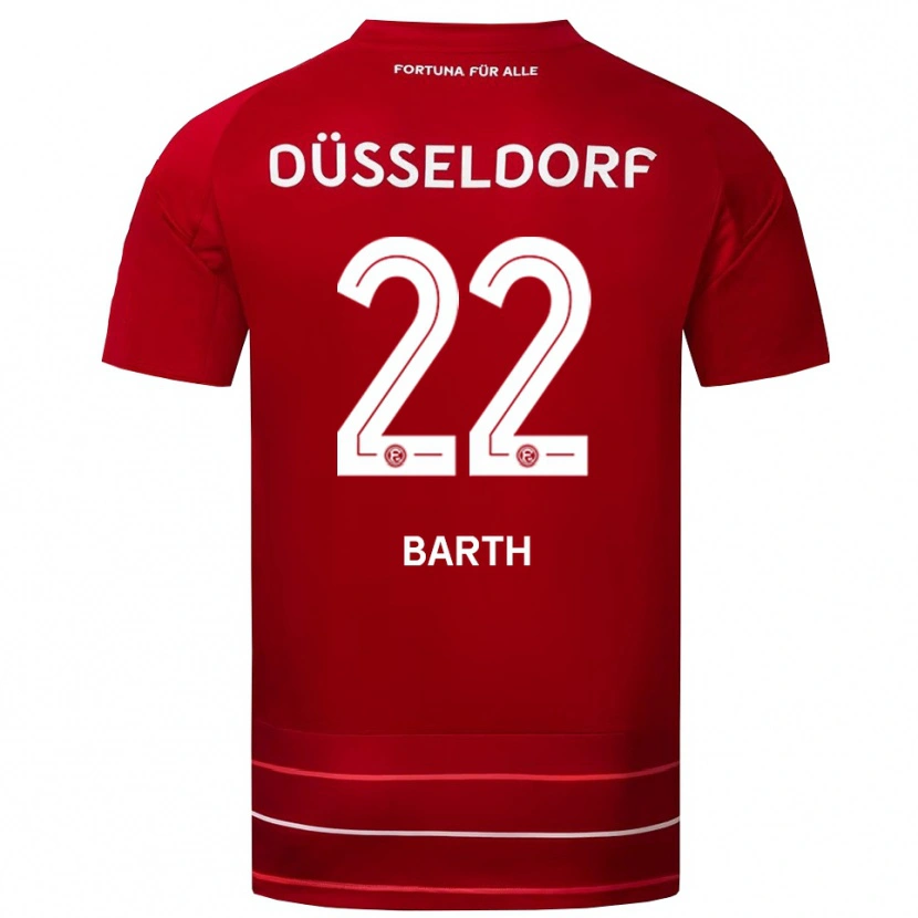 Danxen Kid Tom Barth #22 Red White Home Jersey 2025/26 T-Shirt