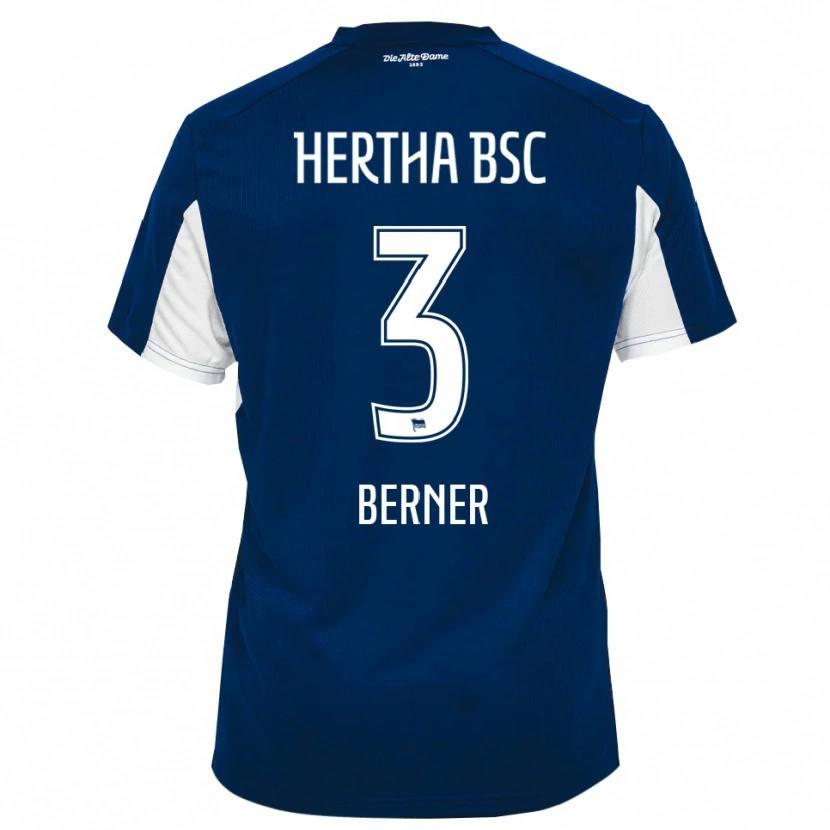 Danxen Kid Janne Berner #3 White Blue Home Jersey 2025/26 T-Shirt