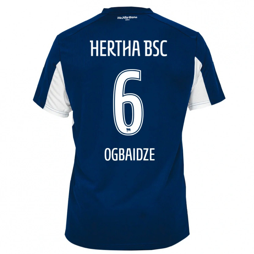 Danxen Kid Shalva Ogbaidze #6 White Blue Home Jersey 2025/26 T-Shirt