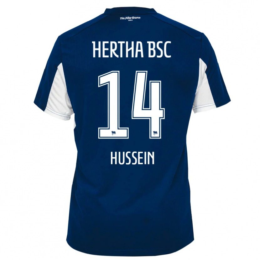 Danxen Kid Bilal Hussein #14 White Blue Home Jersey 2025/26 T-Shirt