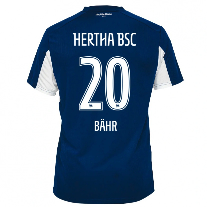 Danxen Kid Mara Bähr #20 White Blue Home Jersey 2025/26 T-Shirt