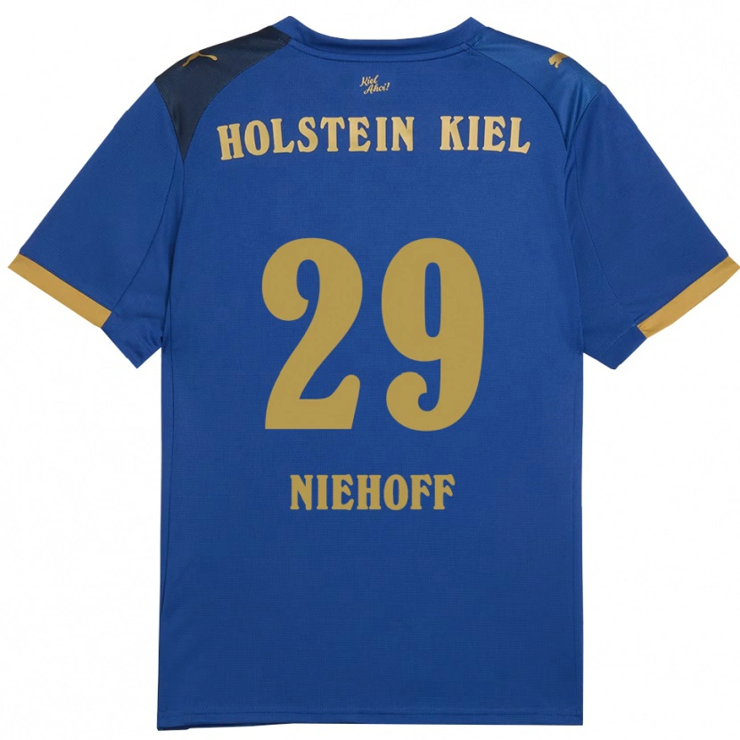 Danxen Kid Niklas Niehoff #29 Blue Gold Home Jersey 2025/26 T-Shirt