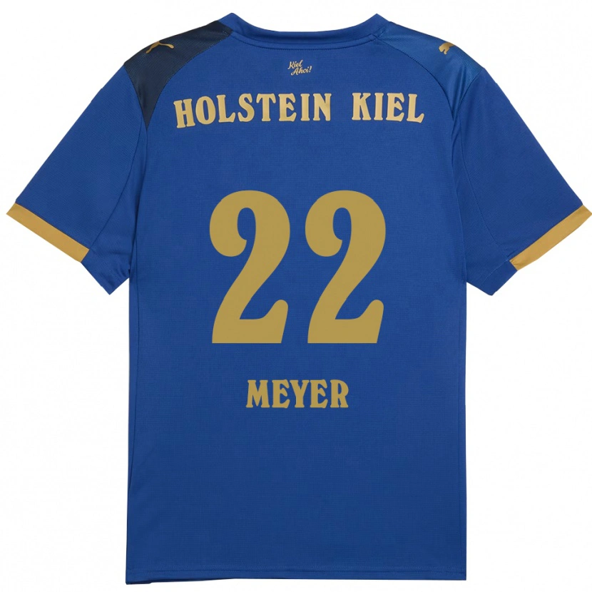 Danxen Kid Mätthi Meyer #22 Blue Gold Home Jersey 2025/26 T-Shirt