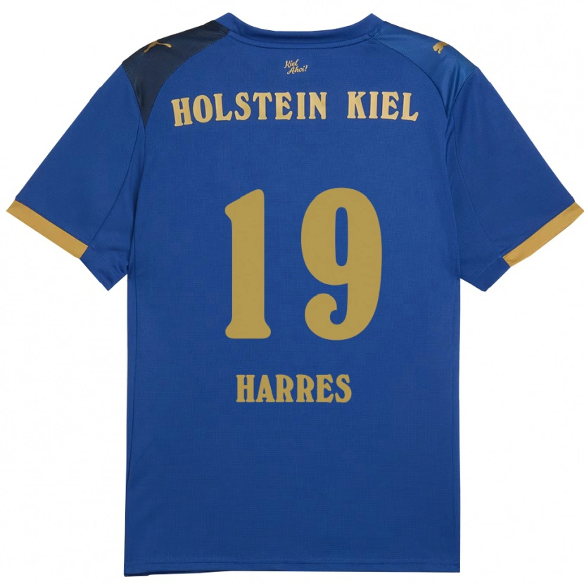 Danxen Kid Phil Harres #19 Blue Gold Home Jersey 2025/26 T-Shirt