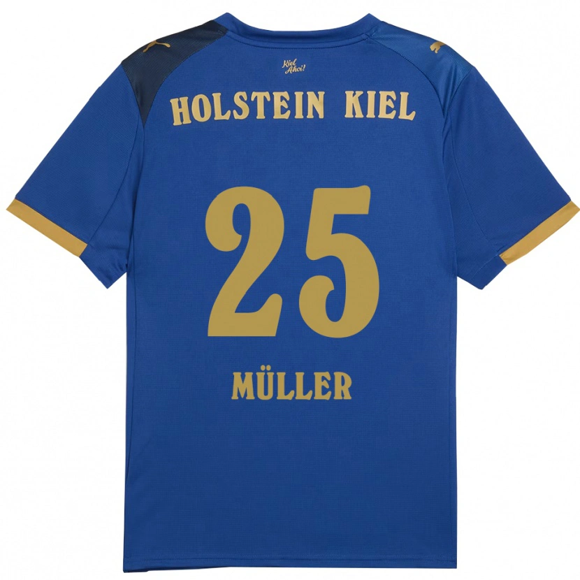 Danxen Kid Marcus Müller #25 Blue Gold Home Jersey 2025/26 T-Shirt