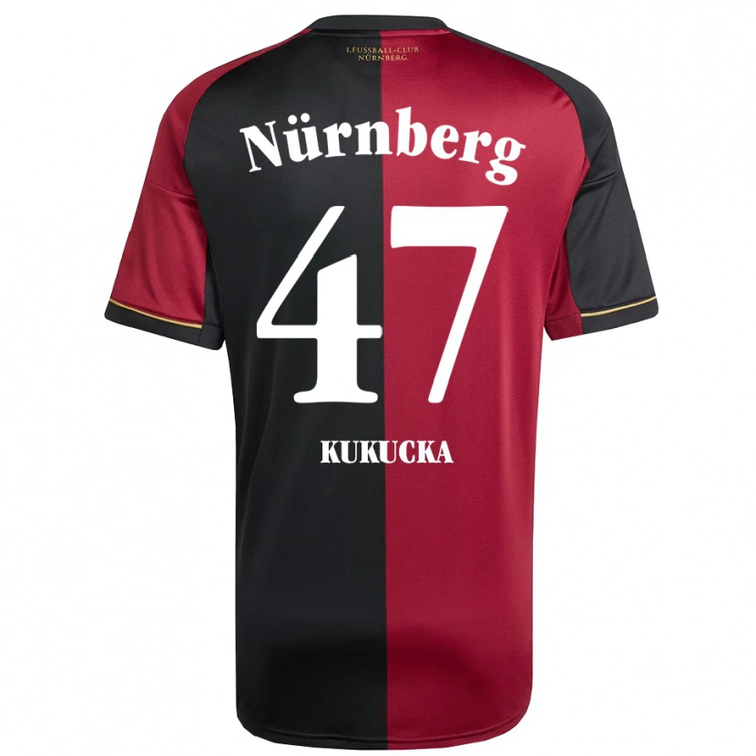 Danxen Kid Michal Kukucka #47 Burgundy Black Home Jersey 2025/26 T-Shirt
