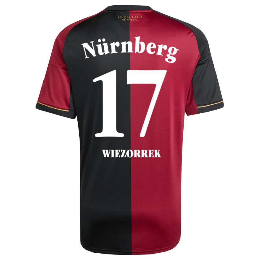 Danxen Kid Moritz Wiezorrek #17 Burgundy Black Home Jersey 2025/26 T-Shirt