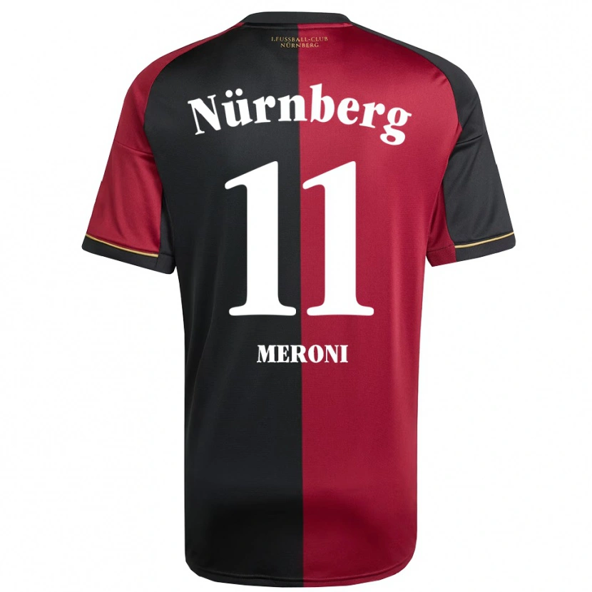 Danxen Kid Lara Meroni #11 Burgundy Black Home Jersey 2025/26 T-Shirt