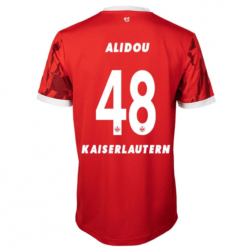Danxen Kid Faride Alidou #48 Red White Home Jersey 2025/26 T-Shirt